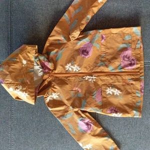 NWOT Little Princess Highway Flower Print Kids Raincoat